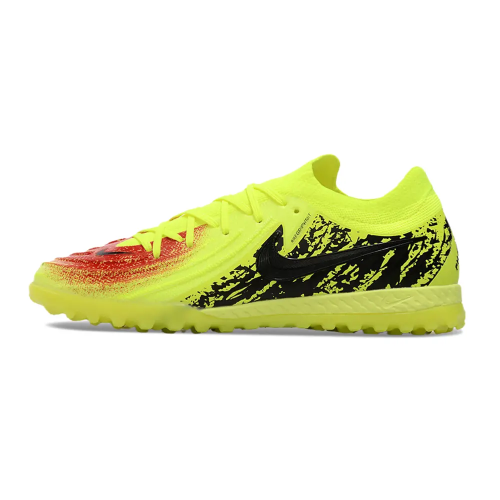 Chuteira Society Nike Phantom GX 2 Elite TF Amarelo, Vermelho e Preto