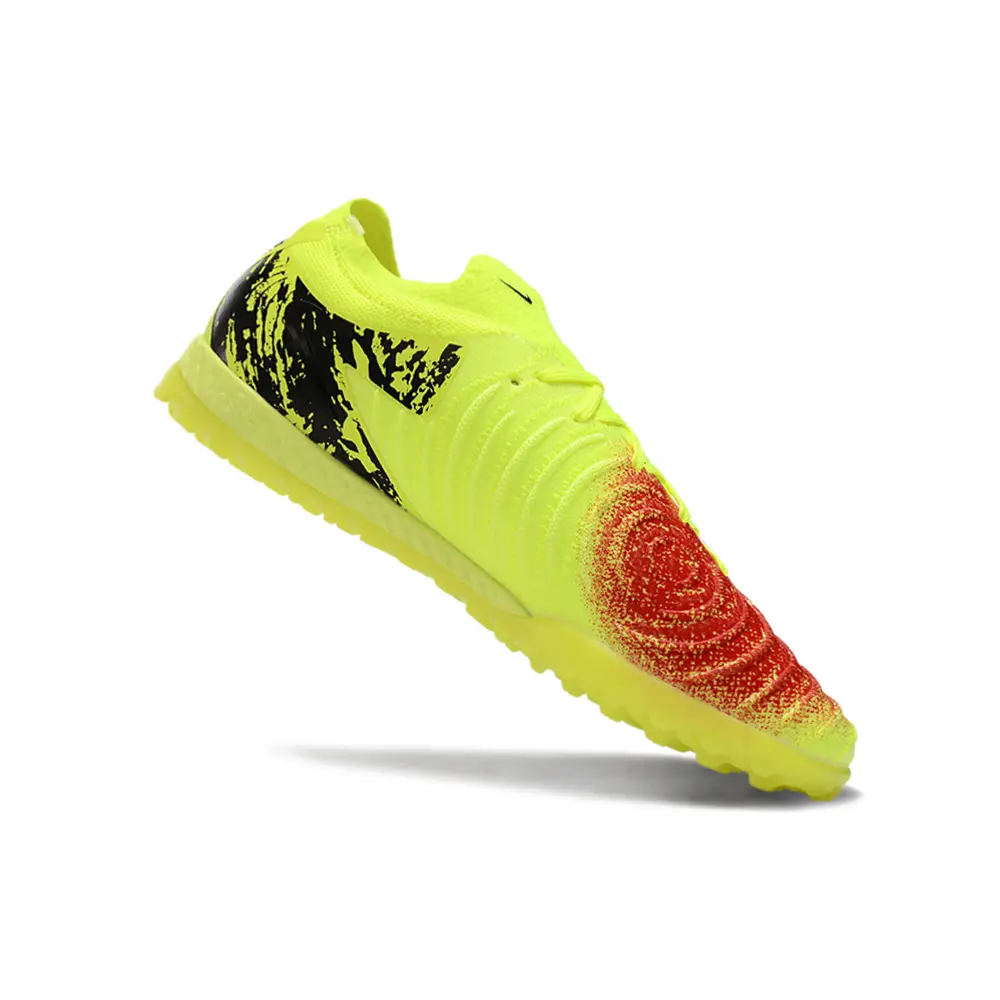 Chuteira Society Nike Phantom GX 2 Elite TF Amarelo, Vermelho e Preto