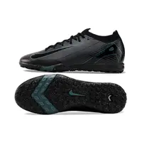 Chuteira Society Nike Air Zoom Mercurial Vapor 16 Elite TF Preto e Azul - imagem 5