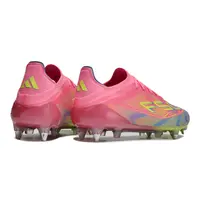 Chuteira Campo Adidas F50 Ponta de Aluminio Rosa e Amarelo - imagem 6