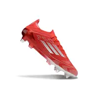 Chuteira Campo Adidas F50 Ponta de Aluminio Vermelho e Branco - imagem 2