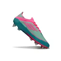 Chuteira Campo Adidas F50 Ponta de Aluminio ''La Vida Tropical''  Azul e Rosa - imagem 3