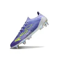 Chuteira Campo Adidas F50+ LL Ponta de Aluminio Roxo e Verde - imagem 5