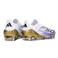 Chuteira Campo Adidas F50+ LL Ponta de Aluminio Roxo e Verde - imagem 2