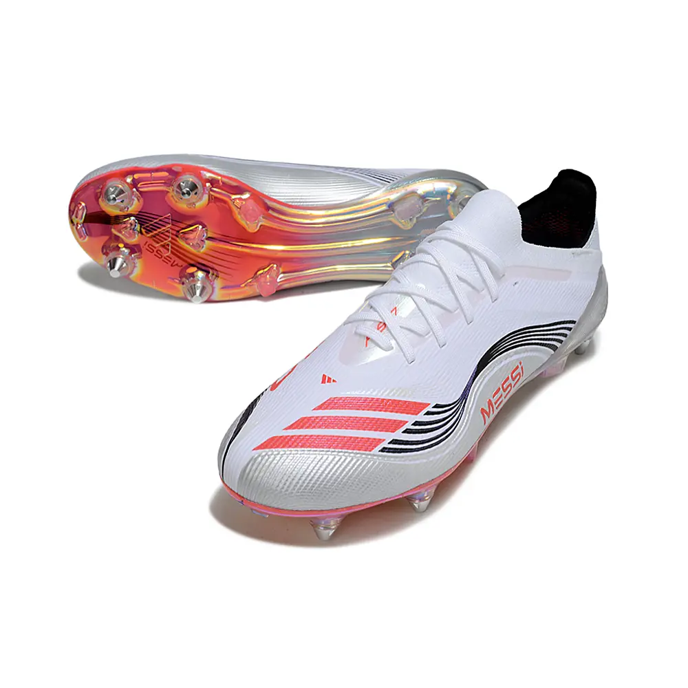 Chuteira Campo Adidas F50 Ponta de Aluminio Branco 