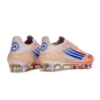 Chuteira Campo Adidas F50 Ponta de Aluminio Rosa, Laranja e Azul - imagem 1