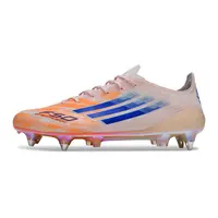 Chuteira Campo Adidas F50 Ponta de Aluminio Rosa, Laranja e Azul - imagem 2