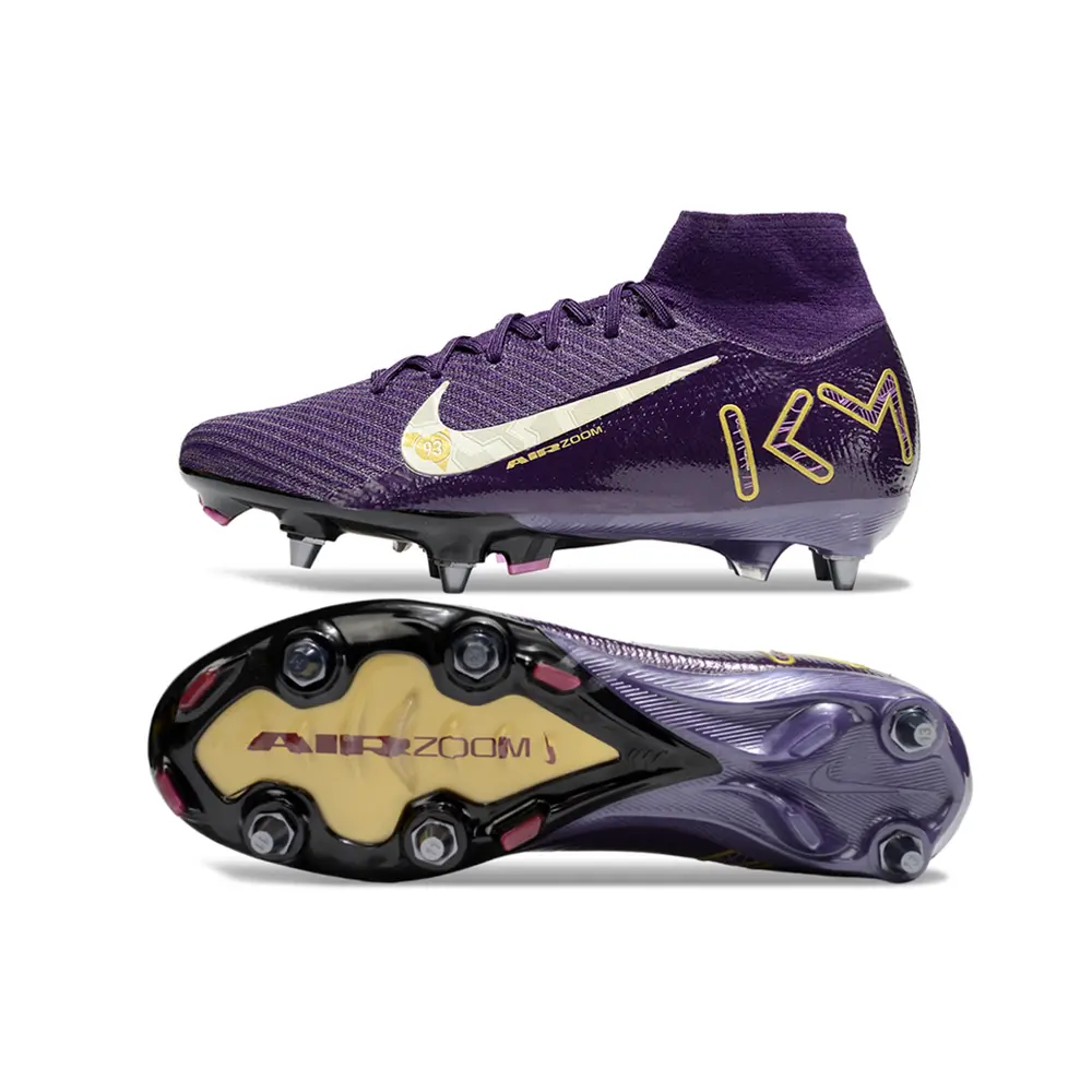 Chuteira Campo Nike Air Zoom Mercurial Superfly 10 Elite Trava Mista Roxo