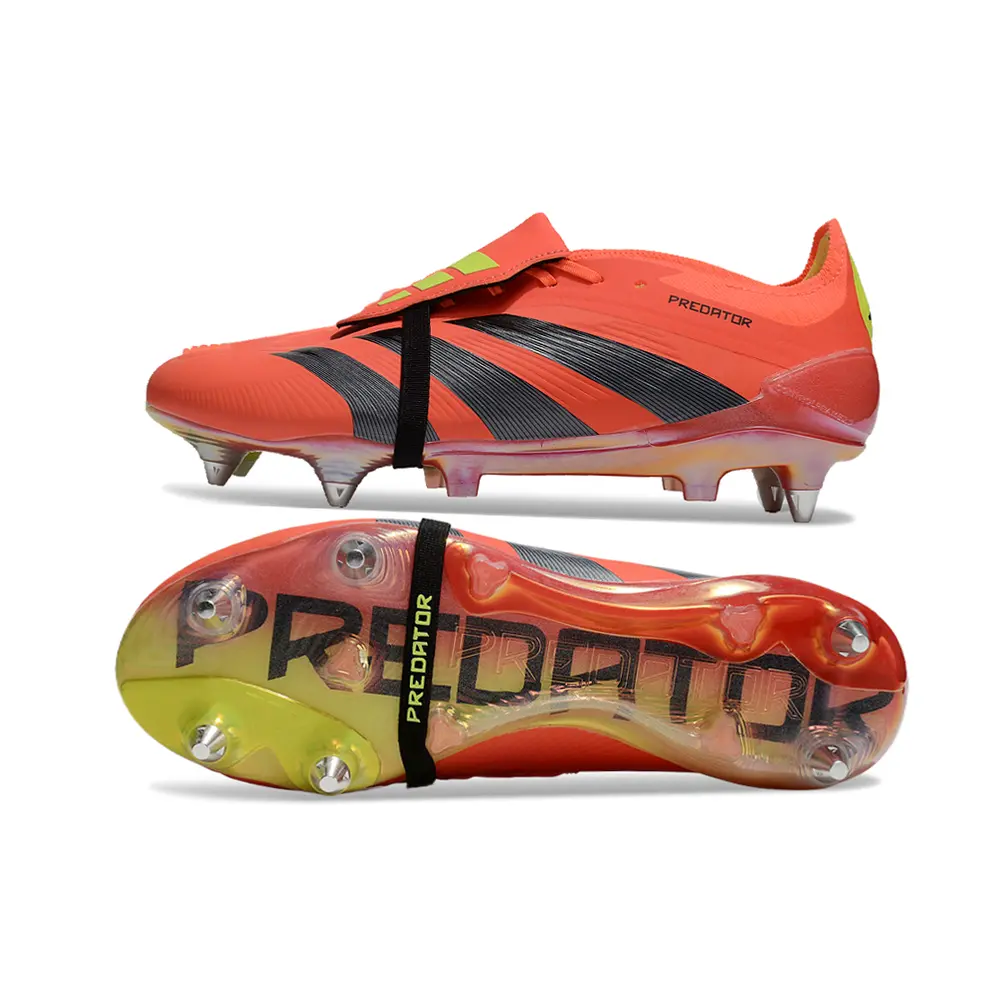 Chuteira Campo Adidas Predator Elite FT 30 Ponta de Aluminio Amarelo e Preto