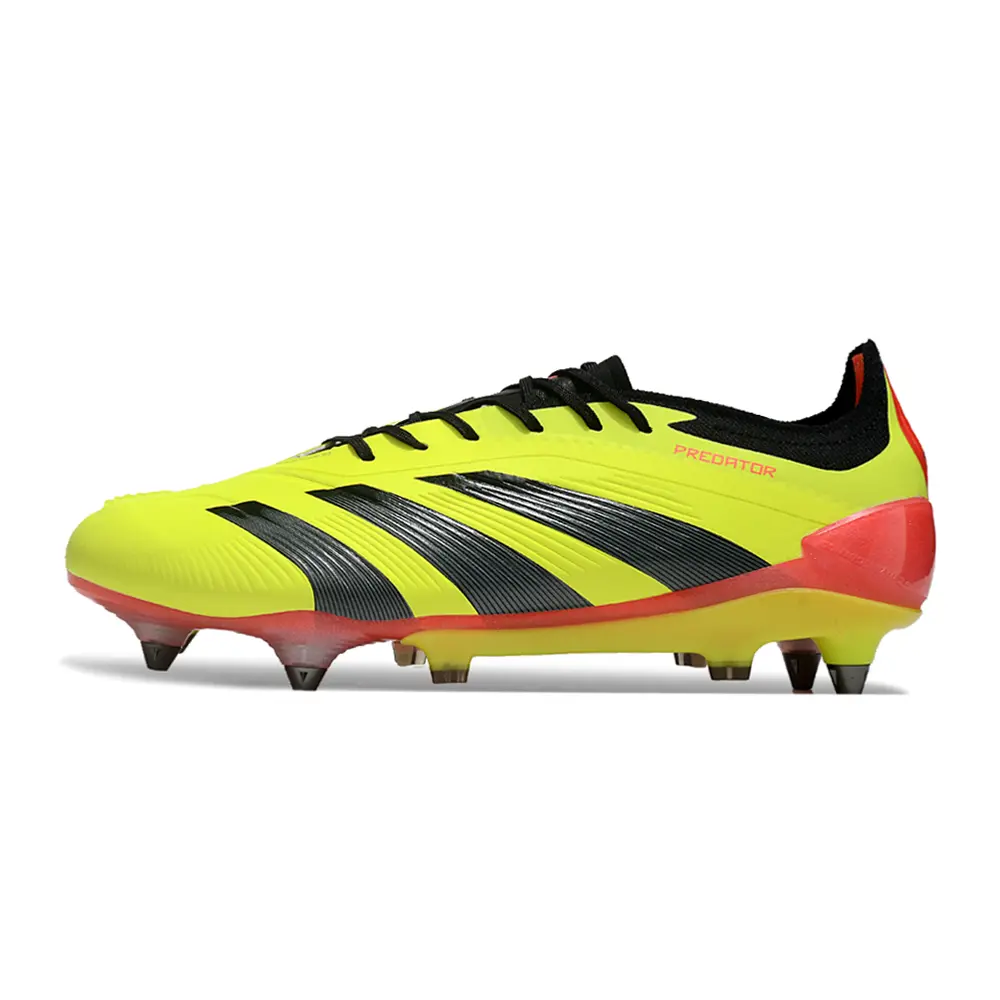Chuteira Campo Adidas Predator Elite Ponta de Aluminio Amarelo e Preto
