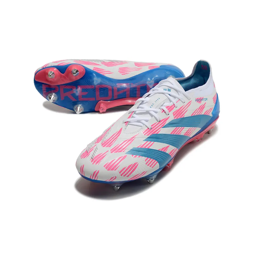 Chuteira Campo Adidas Predator Elite Ponta de Aluminio Branco, 