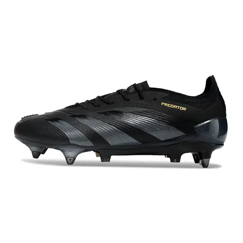 Chuteira Campo Adidas Predator Elite Ponta de Aluminio Preto
