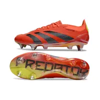 Chuteira Campo Adidas Predator Elite Ponta de Aluminio Laranja e Preto - imagem 6
