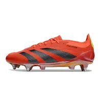 Chuteira Campo Adidas Predator Elite Ponta de Aluminio Laranja e Preto - imagem 1