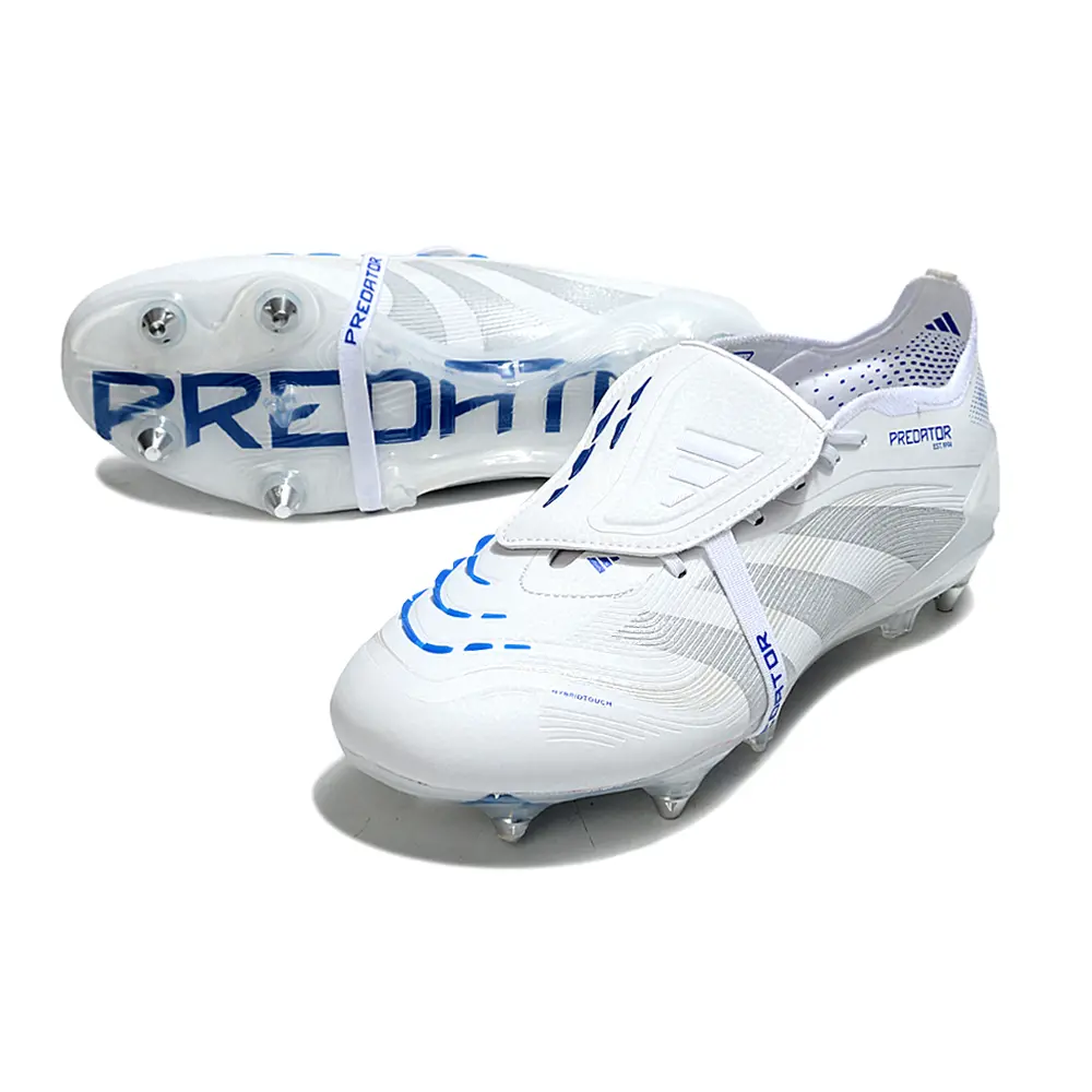 Chuteira Campo Adidas Predator Elite FT 30 Ponta de Aluminio Branco