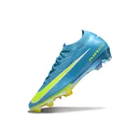 Chuteira Campo Nike Mercurial Vapor 16 Elite FG Azul, Verde e Rosa - imagem 7