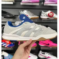Chuteira Futsal Adidas Copa Mundial IC Bege, Azul e Cinza - Pronta Entrega - imagem 1