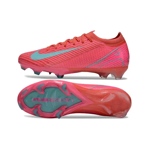 Chuteira Campo Nike Air Zoom Mercurial Vapor 16 Elite FG Rosa e Azul "Mad Energy"