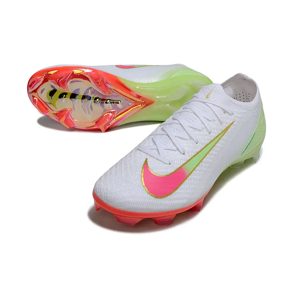 Chuteira Campo Nike Air Zoom Mercurial Vapo 16 Elite FG Amarelo, Verde e Preto Farda de Boleiro