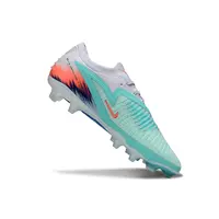 Chuteira Campo Nike Phantom GX 3 Elite FG Azul, Branco e Laranja Farda de Boleiro - imagem 2