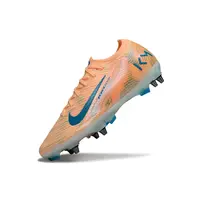Chuteira Campo Nike Air Zoom Mercurial Vapor 16 Elite Trava Mista Rosa e Azul - imagem 3