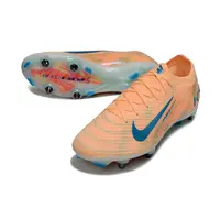 Chuteira Campo Nike Air Zoom Mercurial Vapor 16 Elite Trava Mista Rosa e Azul - imagem 5