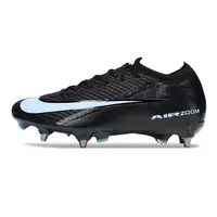 Chuteira Campo Nike Air Zoom Mercurial Vapor 16 Elite Trava Mista Preto e Azul - imagem 1