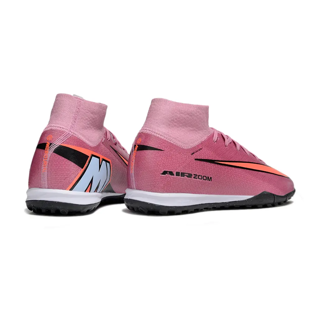 Chuteira Society Nike Air Zoom Mercurial Superfly 10 Elite FG Rosa Farda de Boleiro