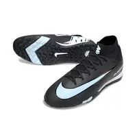Chuteira Society Nike Air Zoom Mercurial Superfly 10 Elite FG ''Shadow'' Preto e Azul Farda de Boleiro - imagem 7
