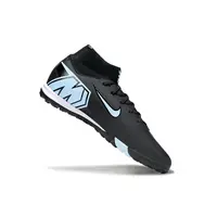 Chuteira Society Nike Air Zoom Mercurial Superfly 10 Elite FG ''Shadow'' Preto e Azul Farda de Boleiro - imagem 5