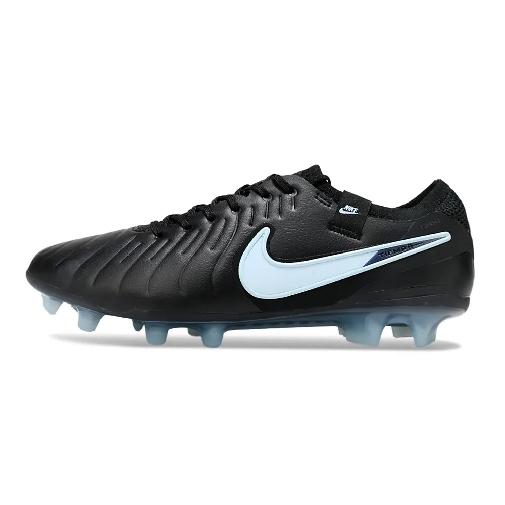 Chuteira Campo Nike Tiempo Legend 9 Elite FG ''Shadow'' Preto e Azul Farda de Boleiro