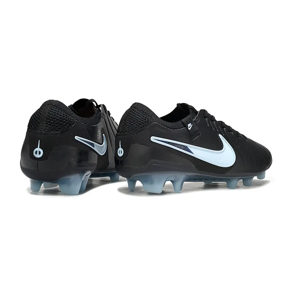 Chuteira Campo Nike Tiempo Legend 9 Elite FG ''Shadow'' Preto e Azul Farda de Boleiro