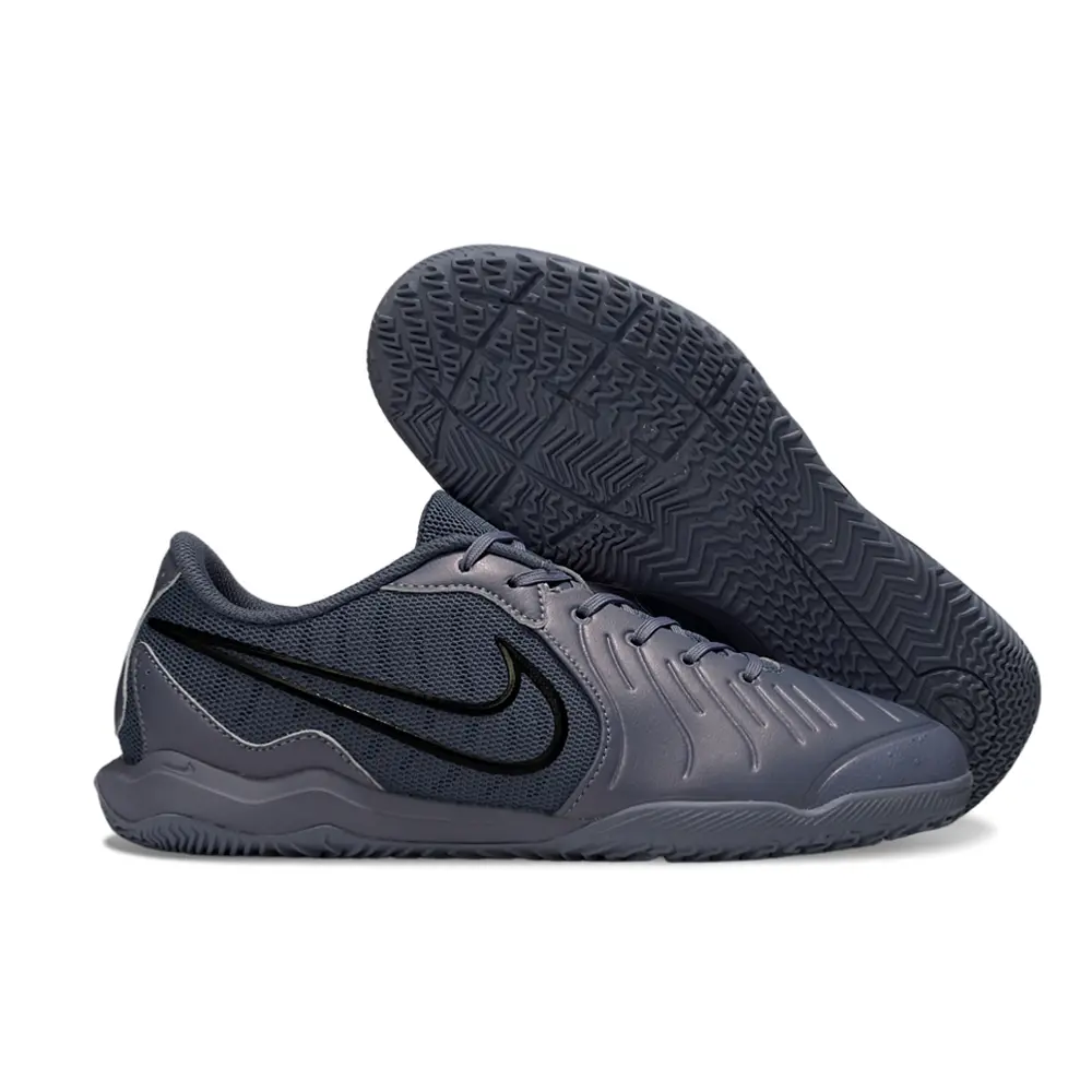 Chuteira Futsal Nike Tiempo Legend 10 Cinza Farda de Boleiro