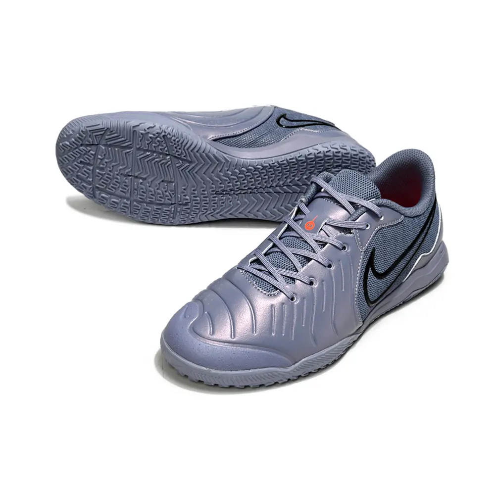 Chuteira Futsal Nike Tiempo Legend 10 Cinza Farda de Boleiro