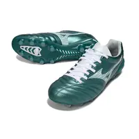 Chuteira Campo Mizuno Morelia Neo 4 Beta FG Verde e Branco Farda de Boleiro - imagem 4