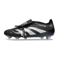 Chuteira Campo Adidas Predator Elite FT 30 Ponta de Aluminio Preto e Verde - imagem 1