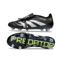 Chuteira Campo Adidas Predator Elite FT 30 Ponta de Aluminio Preto e Verde - imagem 7