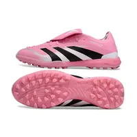 Chuteira Society Adidas Predator League Elite TF Rosa, Branco e Preto Farda de Boleiro - imagem 6
