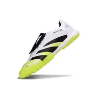Chuteira Society Adidas Predator League Elite TF Branco, Verde e Preto Farda de Boleiro - imagem 6