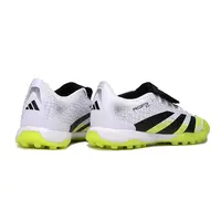 Chuteira Society Adidas Predator League Elite TF Branco, Verde e Preto Farda de Boleiro - imagem 3