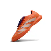 Chuteira Society Adidas Predator League Elite TF Laranja e Branco Farda de Boleiro - imagem 4