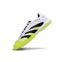 Chuteira Society Adidas Predator Elite TF Branco, Amarelo e Preto Farda de Boleiro - imagem 5