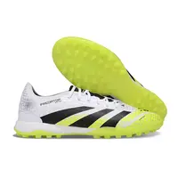 Chuteira Society Adidas Predator Elite TF Branco, Amarelo e Preto Farda de Boleiro - imagem 2