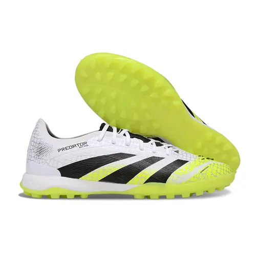 Chuteira Society Adidas Predator Elite TF Branco, Amarelo e Preto
