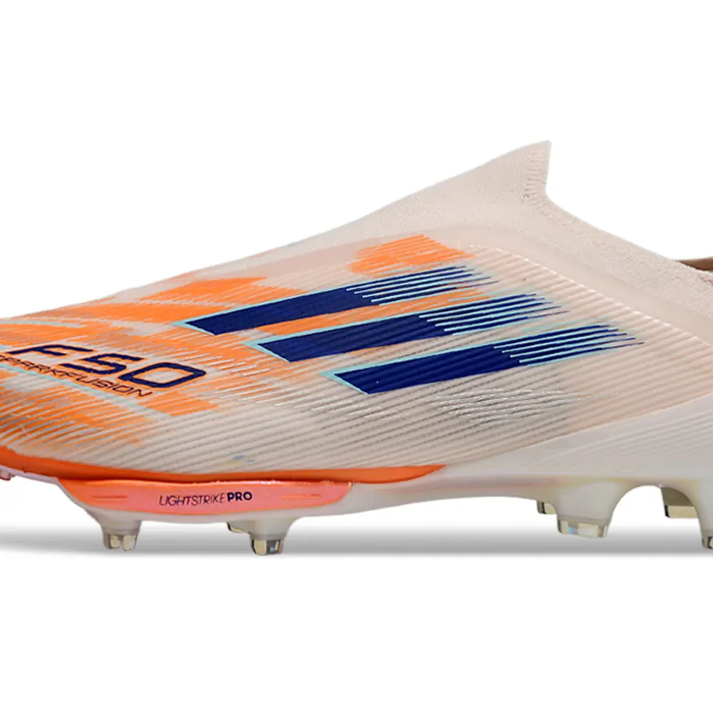 Chuteira Campo Adidas F50+ LL FG Rosa e Azul Farda de Boleiro