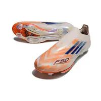 Chuteira Campo Adidas F50+ LL FG Rosa e Azul Farda de Boleiro - imagem 3