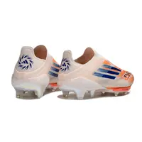 Chuteira Campo Adidas F50+ LL FG Rosa e Azul Farda de Boleiro - imagem 6