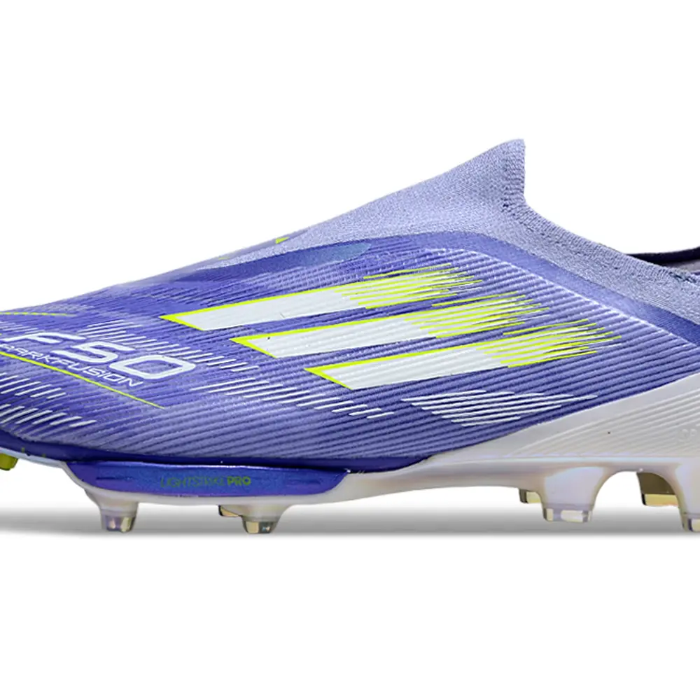 Chuteira Campo Adidas F50+ LL FG Roxo e Verde Farde de Boleiro