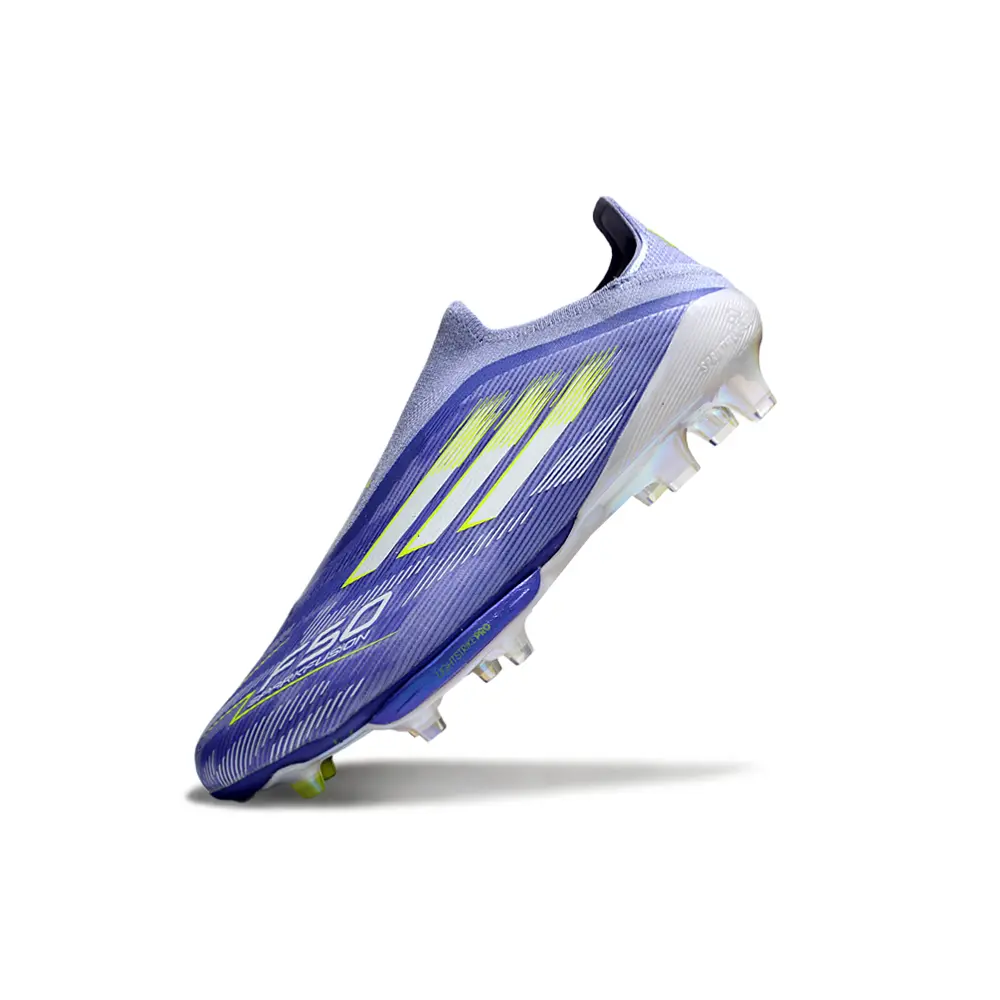 Chuteira Campo Adidas F50+ LL FG Roxo e Verde Farde de Boleiro
