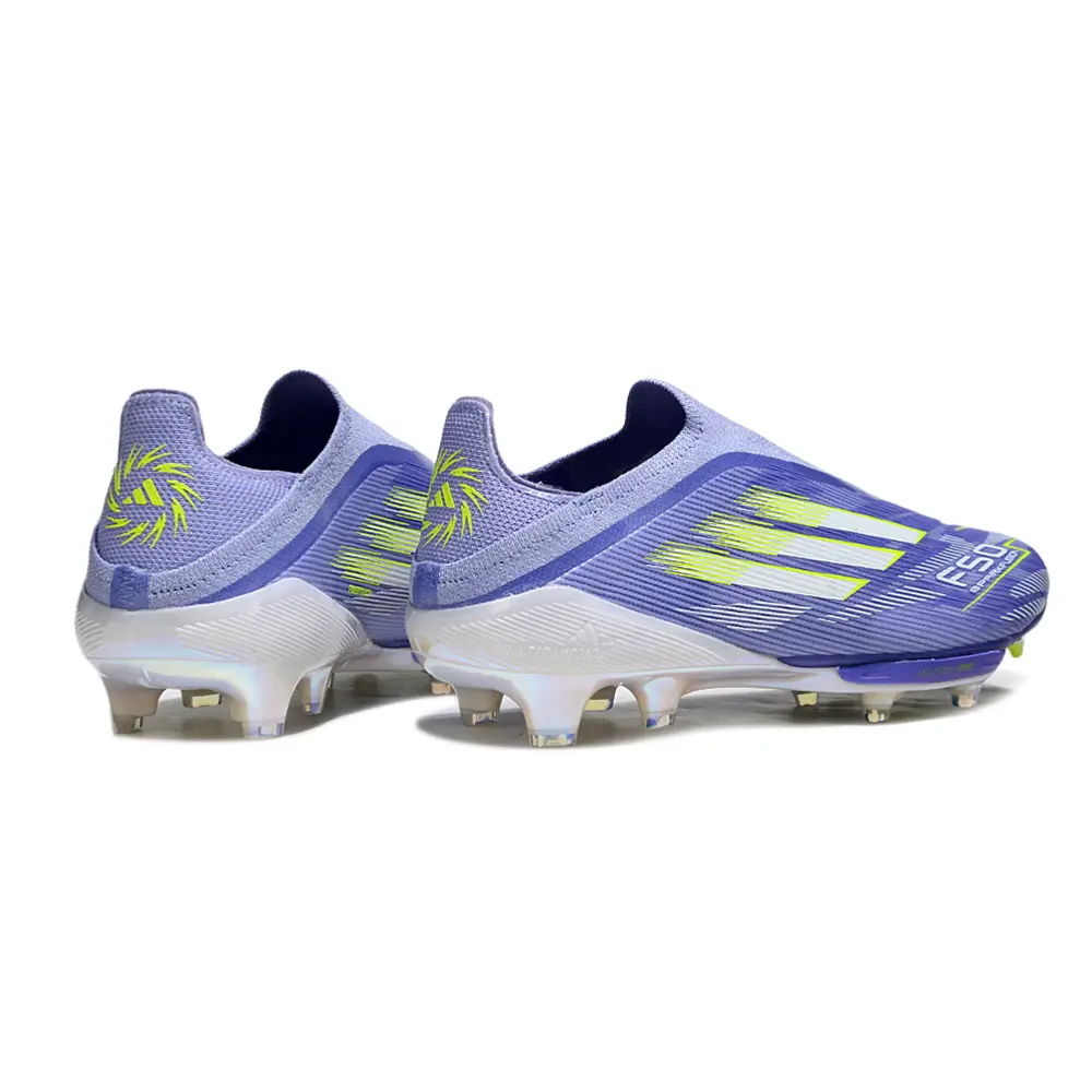 Chuteira Campo Adidas F50+ LL FG Roxo e Verde Farde de Boleiro